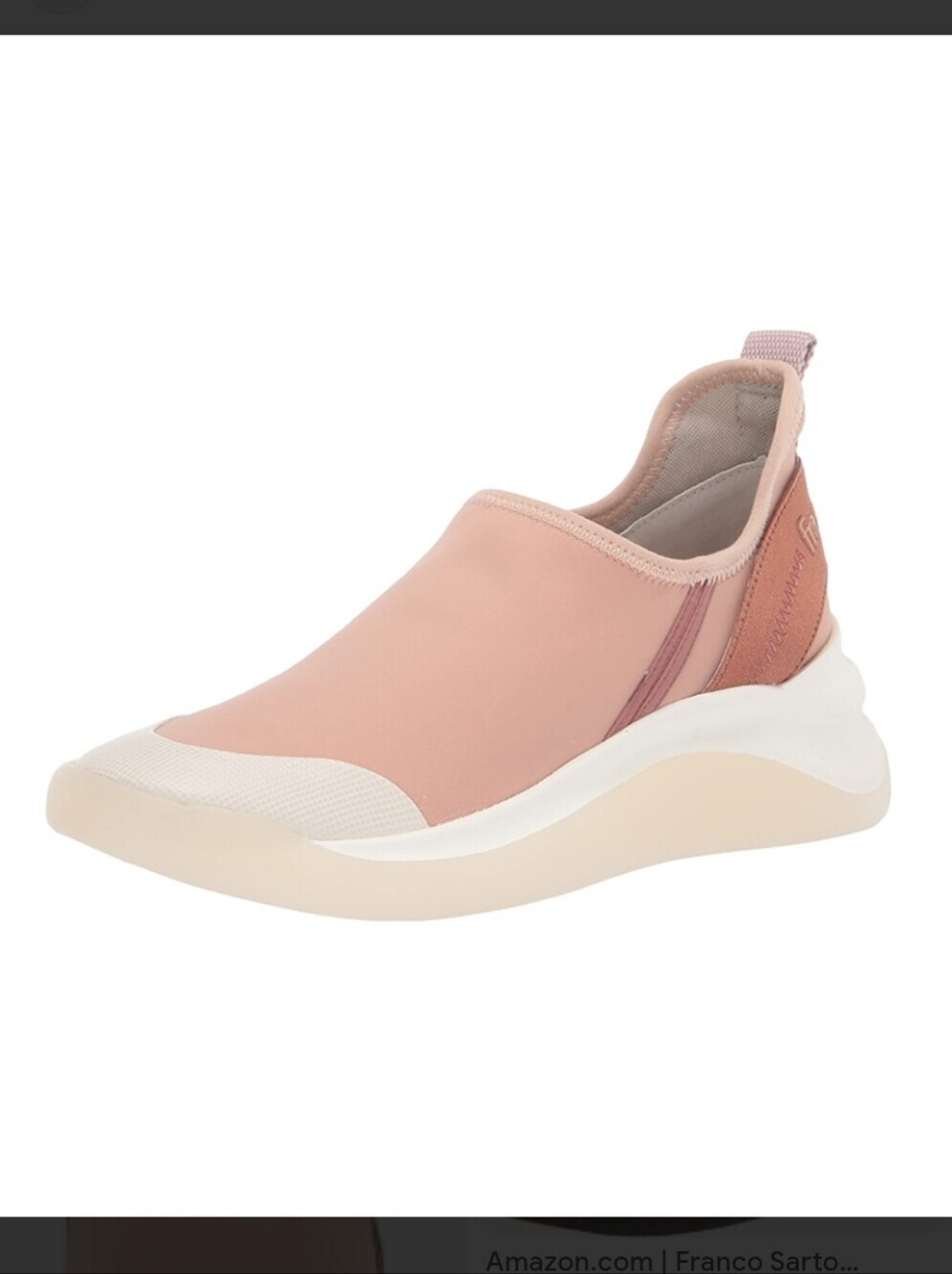 Franco Sarto Blush Pink Slip-On Sneaker